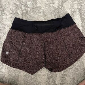 Lululemon speed up shorts. Size 2, inseam 2.5